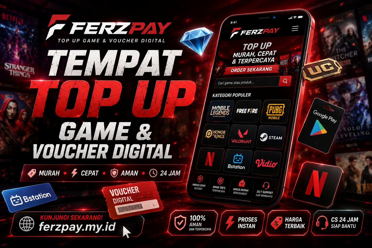 Tempat Top Up Murah, Cepat dan Terpercaya