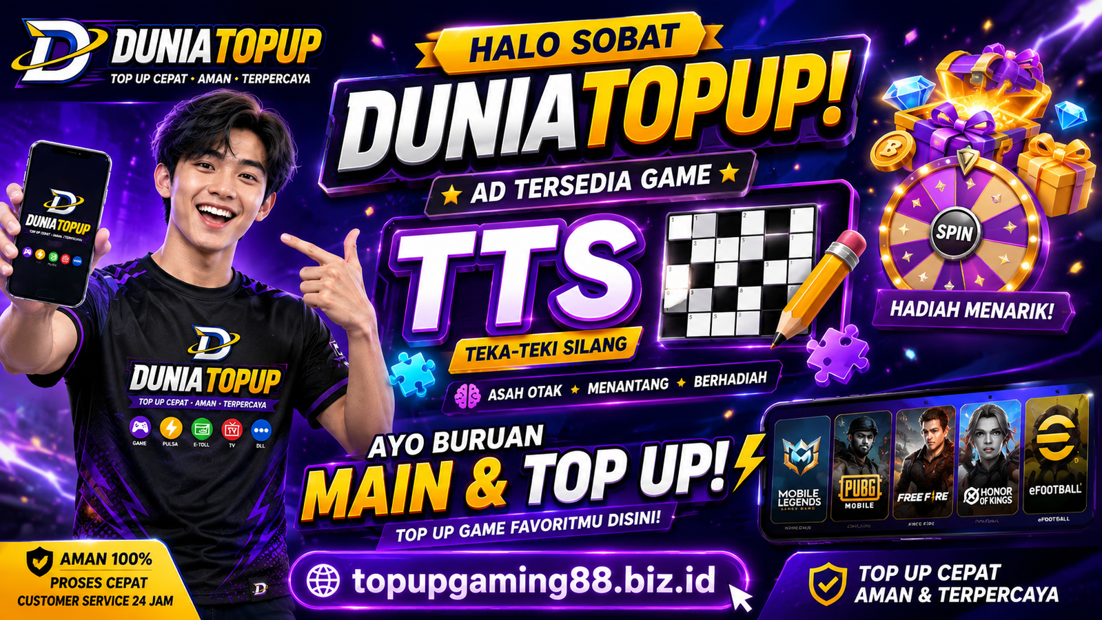 ๐ KETENTUAN HADIAH MEMBER DUNIATOPUP TTS
