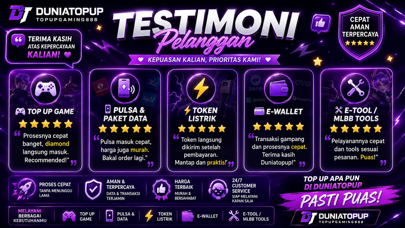 โญ Testimoni Pelanggan