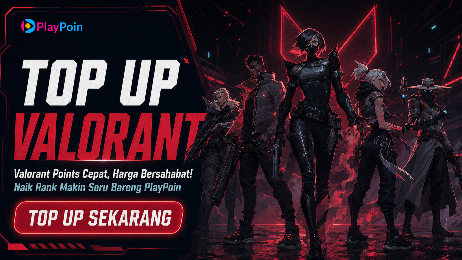 Top Up Valorant — Valorant Points Cepat, Aman, dan Harga Bersahabat!