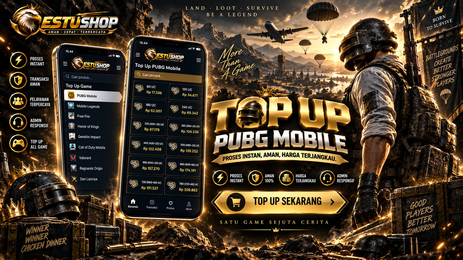 Top up game murah