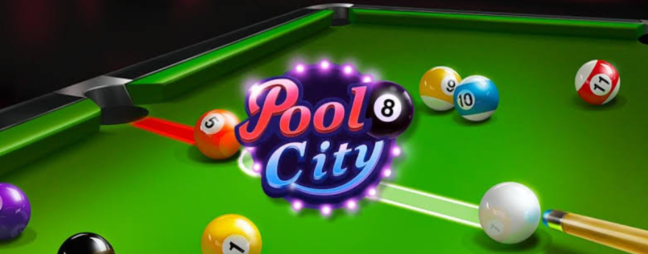 Pool City - 8 Ball Banner